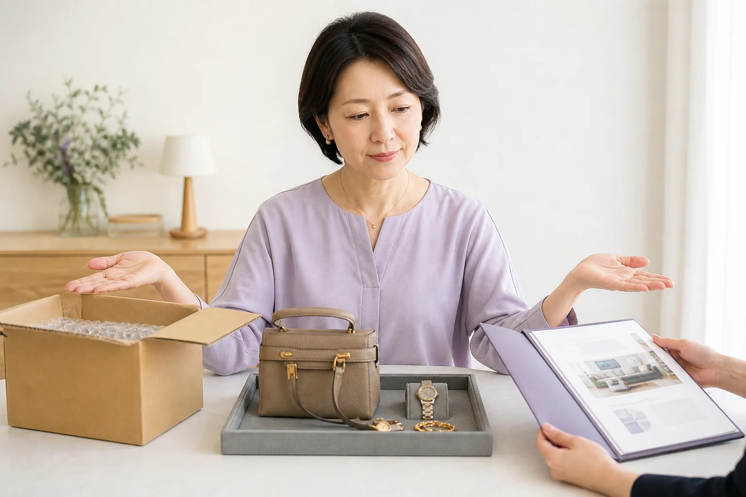 ブランド品の宅配・店頭・出張買取はどれがよい?女性の生活別に比較